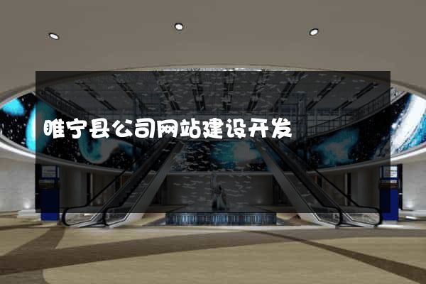 睢宁县公司网站建设开发