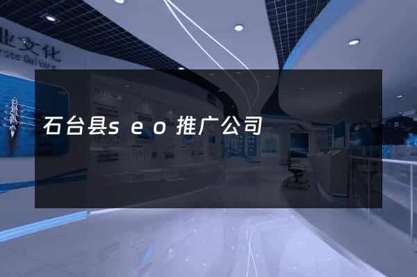 石台县seo推广公司