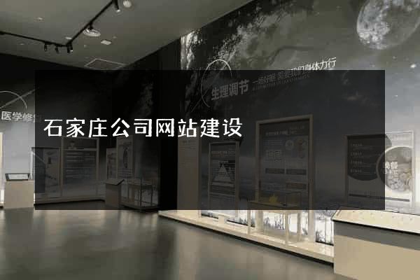石家庄公司网站建设