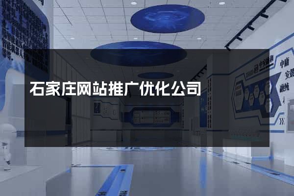 石家庄网站推广优化公司