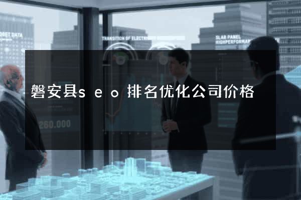 磐安县seo排名优化公司价格