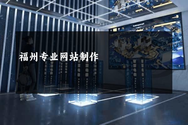 福州专业网站制作