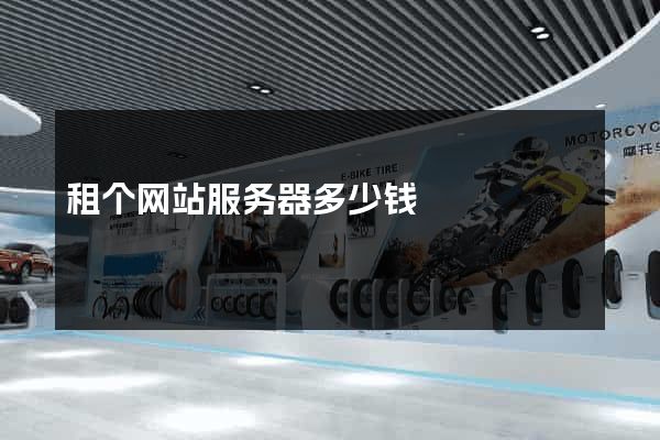租个网站服务器多少钱