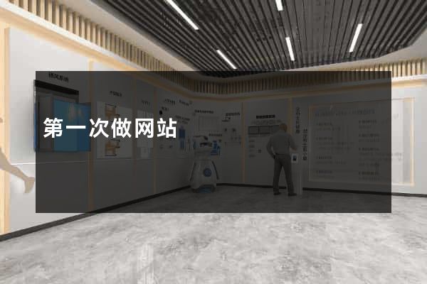 第一次做网站