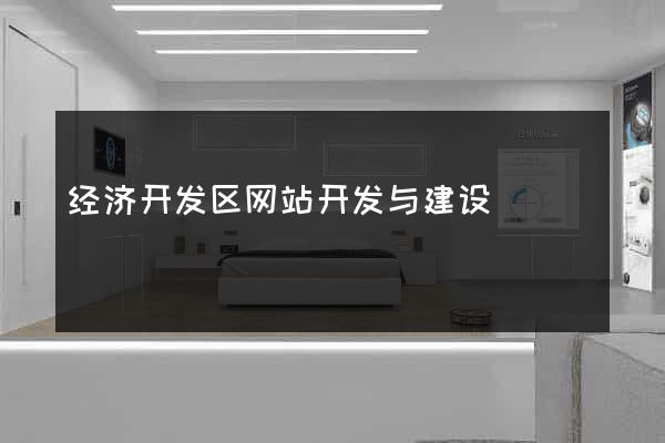 经济开发区网站开发与建设