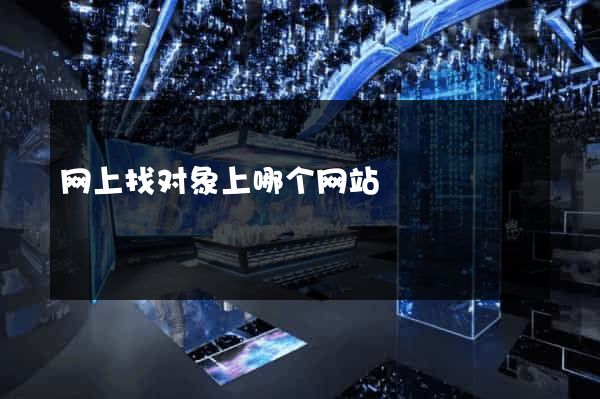 网上找对象上哪个网站