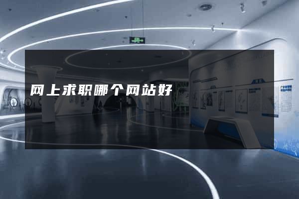 网上求职哪个网站好