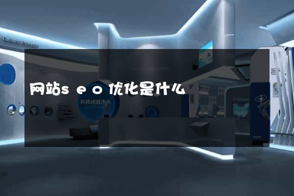 网站seo优化是什么
