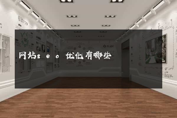 网站seo优化有哪些