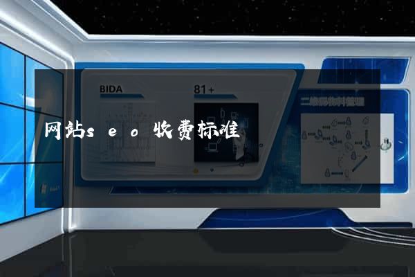网站seo收费标准