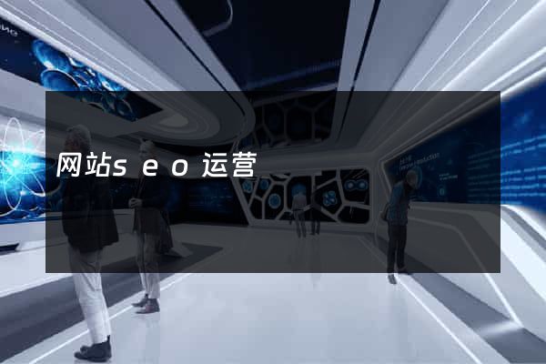 网站seo运营