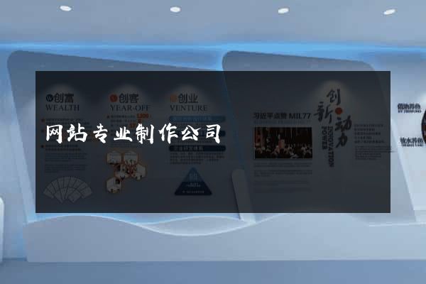 网站专业制作公司