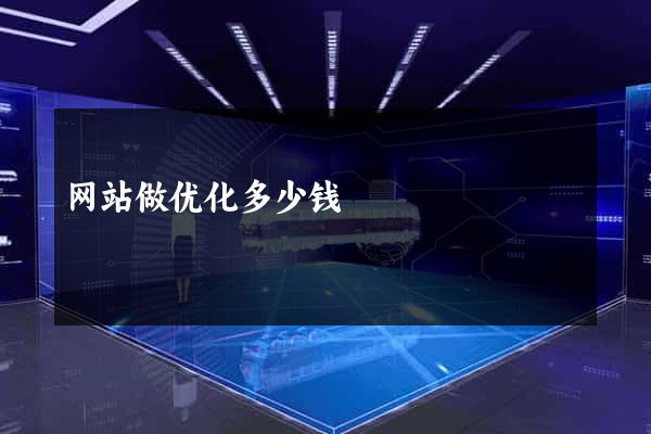 网站做优化多少钱