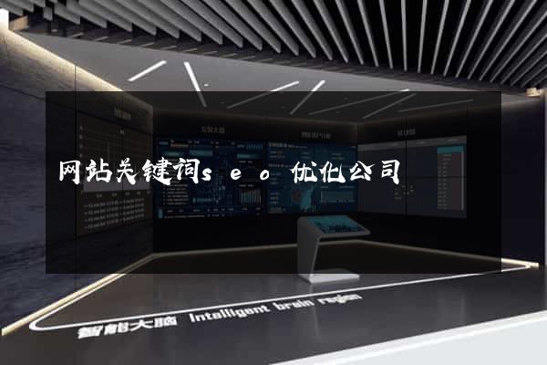 网站关键词seo优化公司