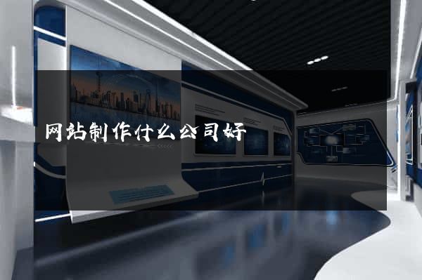 网站制作什么公司好
