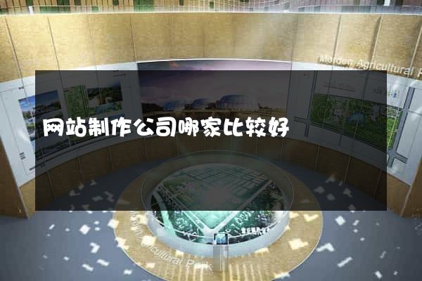 网站制作公司哪家比较好