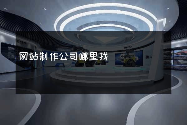 网站制作公司哪里找
