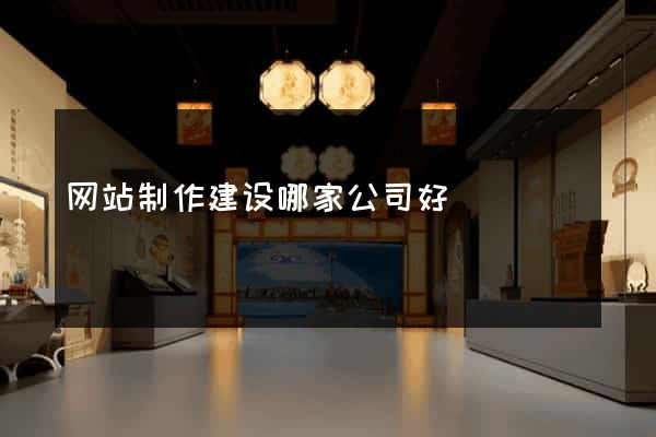 网站制作建设哪家公司好