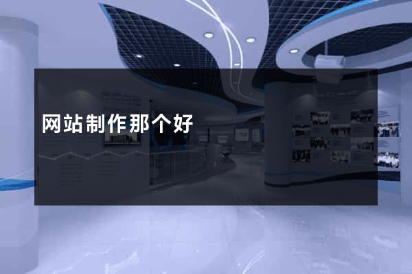 网站制作那个好