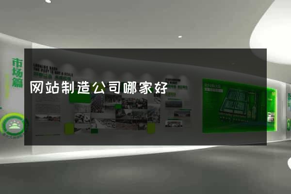 网站制造公司哪家好