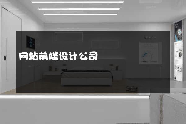 网站前端设计公司