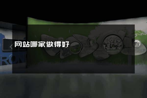 网站哪家做得好