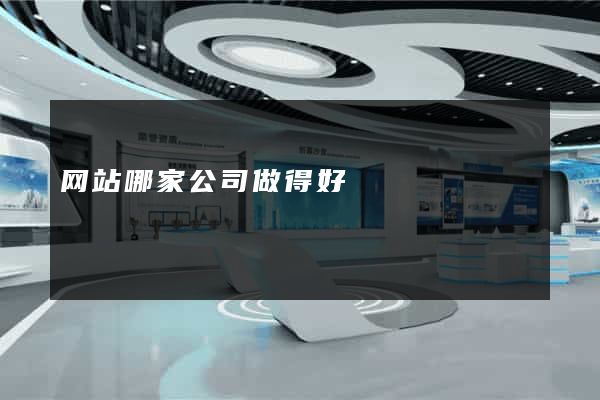 网站哪家公司做得好