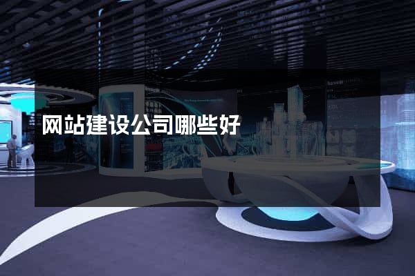 网站建设公司哪些好