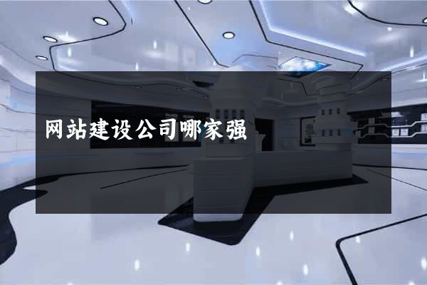 网站建设公司哪家强