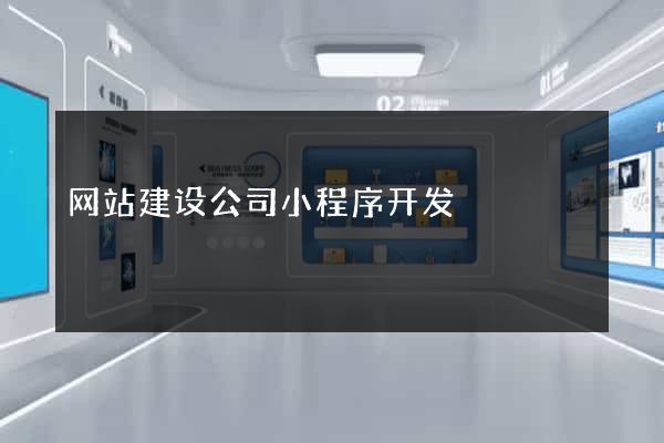 网站建设公司小程序开发