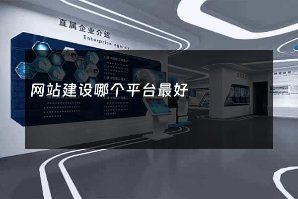 网站建设哪个平台最好