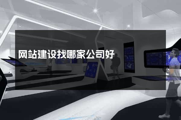 网站建设找哪家公司好