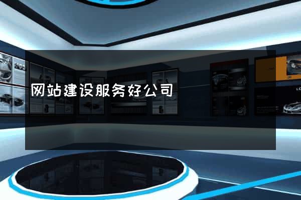 网站建设服务好公司