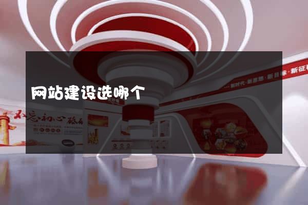 网站建设选哪个