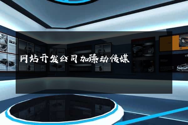 网站开发公司加臻动传媒
