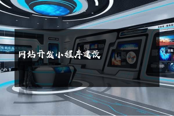 网站开发小程序建设