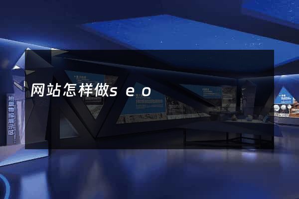 网站怎样做seo