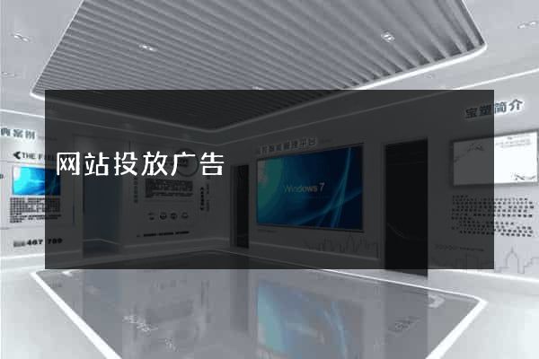 网站投放广告