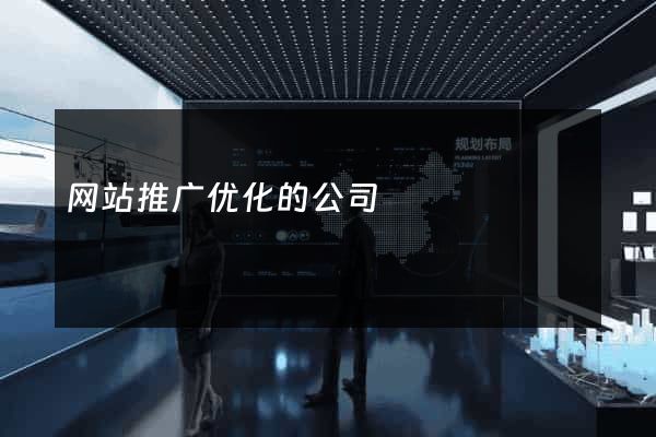 网站推广优化的公司