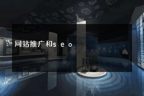 网站推广和seo