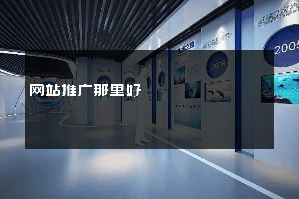 网站推广那里好