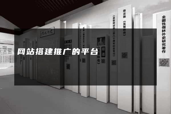网站搭建推广的平台