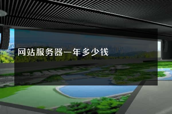 网站服务器一年多少钱