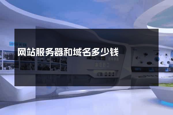 网站服务器和域名多少钱
