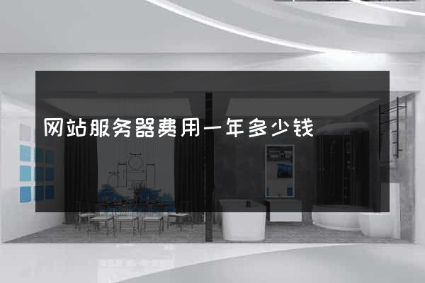 网站服务器费用一年多少钱