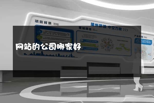 网站的公司哪家好