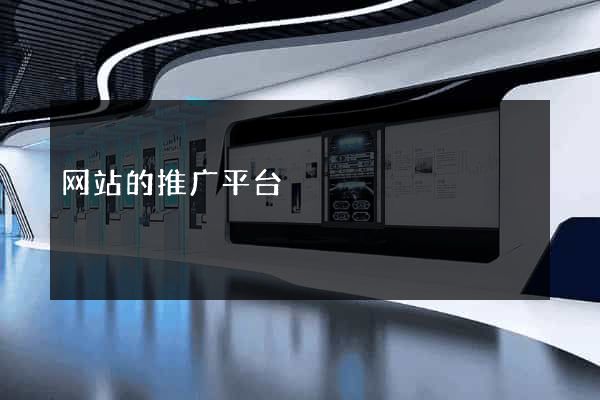 网站的推广平台