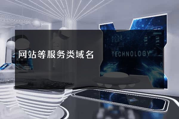 网站等服务类域名