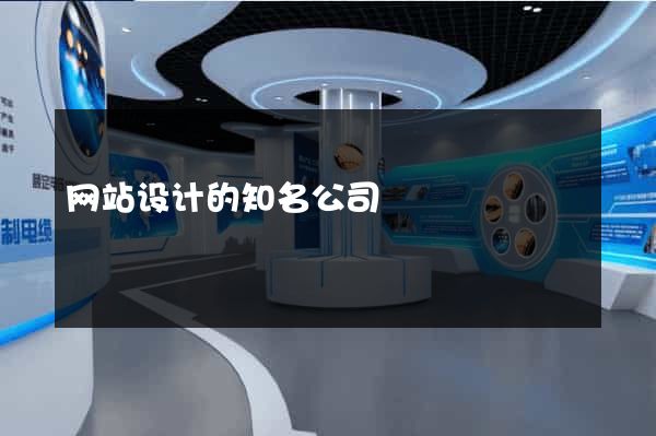网站设计的知名公司