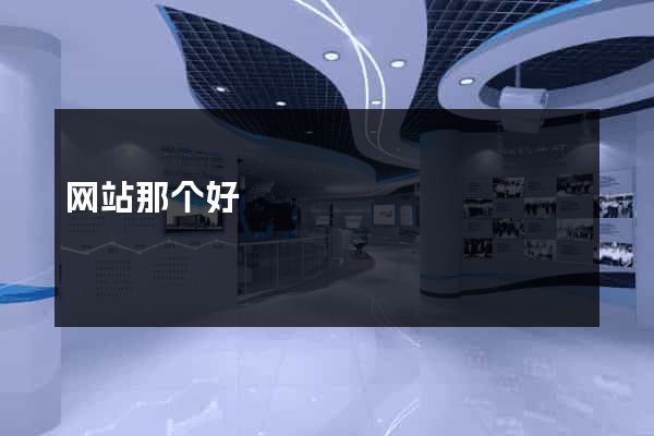 网站那个好